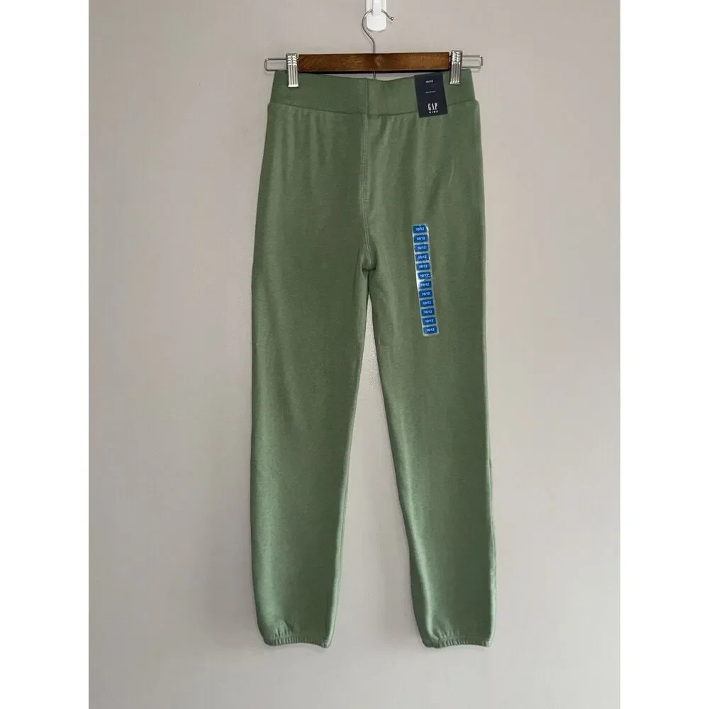GAP Boys Jogger Pants 10/12 Terry Cloth Sweatpants Elastic Waist Lounge 2 Pc Set - Picture 6 of 14